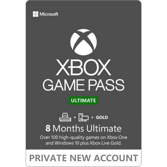 "Get Xbox Game Pass Ultimate subscription at Codekie.com for 8 months of unlimited gaming."