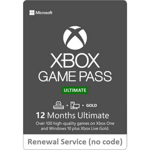 "Unlock a year's worth of gaming content with Xbox Game Pass Ultimate subscription from Codekie.com"