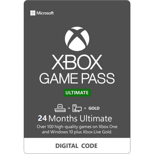 Xbox Game Pass Ultimate 24 Months -Digital code (VPN Activation, ALL subscription in your account must expired before redeem this code)