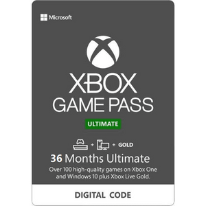 Xbox Game Pass Ultimate 36 Months -Digital code (VPN Activation, ALL subscription in your account must expired before redeem this code).