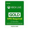 Xbox Live Gold 12 Months Game Pass Series X S